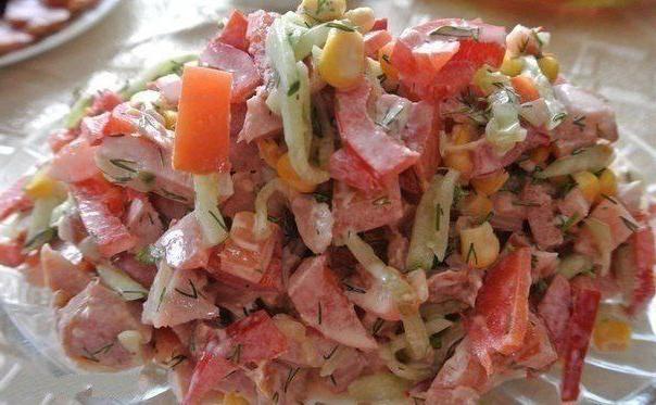 Originele schotel - salade 