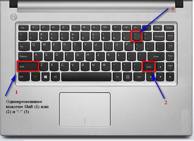 Hoe maak ik het onderste onderstrepingsteken op de computer en het laptoptoetsenbord?