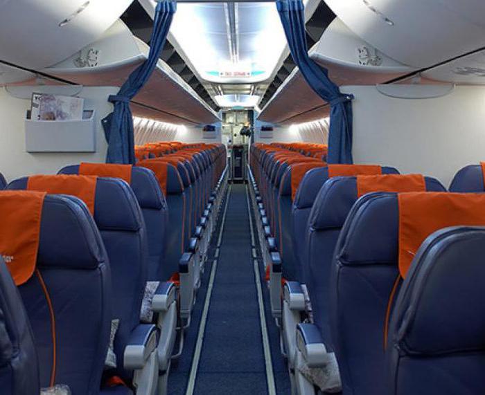 Boeing 737 800: indeling van de cabine, goede stoelen, aanbevelingen